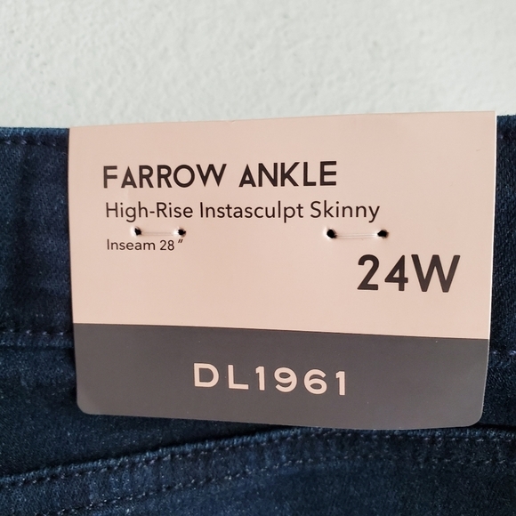 DL1961 x Marianna Hewitt High Rise size 24W NWT - Picture 6 of 8